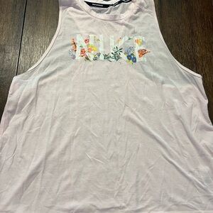 Nike Gray Sleeveless Muscle Tee Tank Top